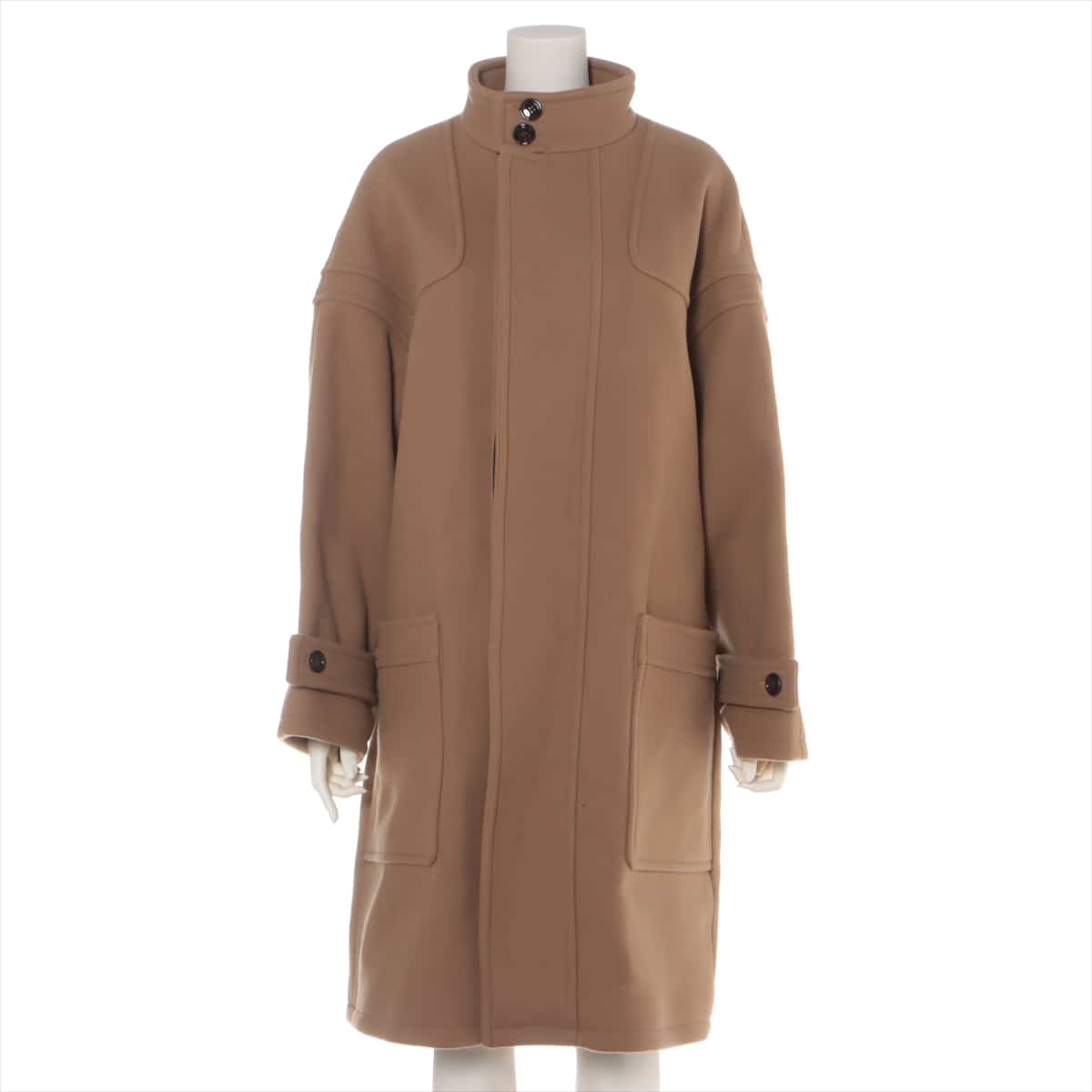 CELINE Wool & Cashmere coats 34 Ladies' Camel