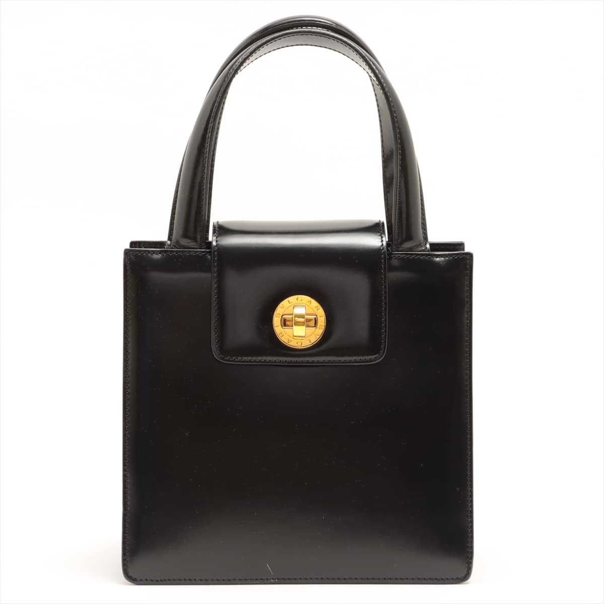 Bvlgari Bvlgari Bvlgari Leather 2way handbag Black