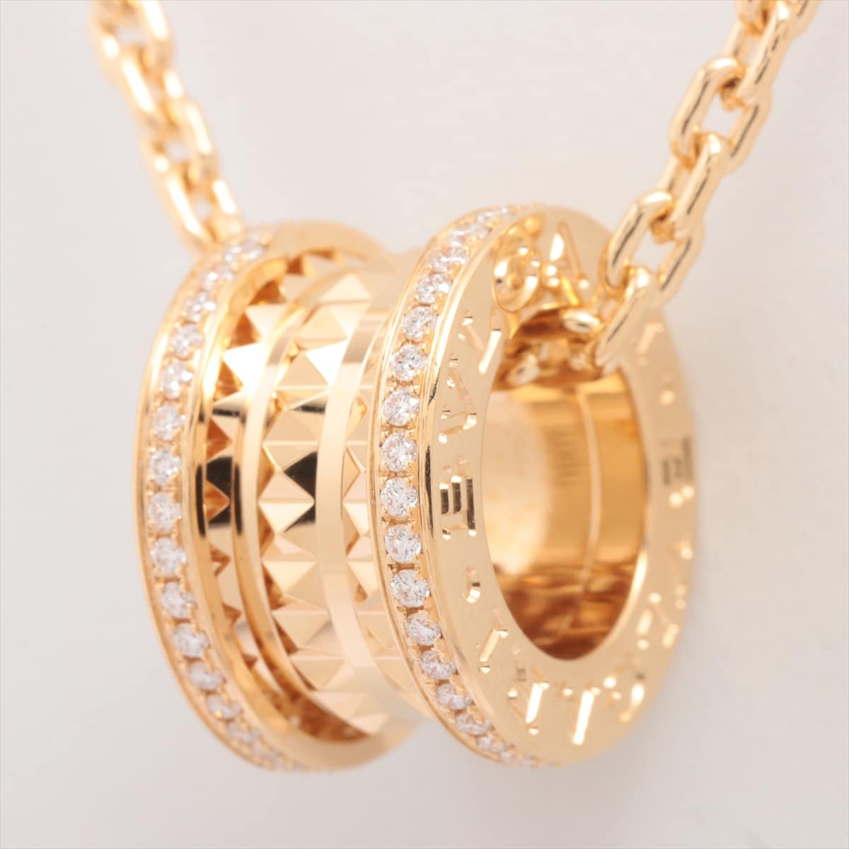 Bvlgari B.Zero 1 Lock diamond Necklace 750(YG) 25.1g