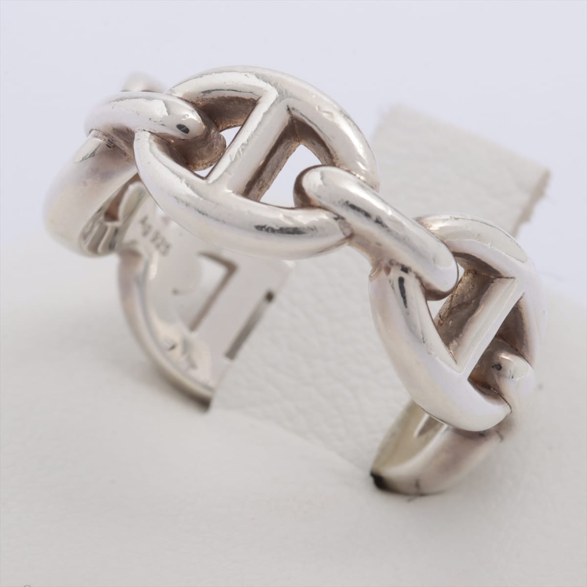 Hermès Chaîne d'Ancre rings 925 5.1g Silver