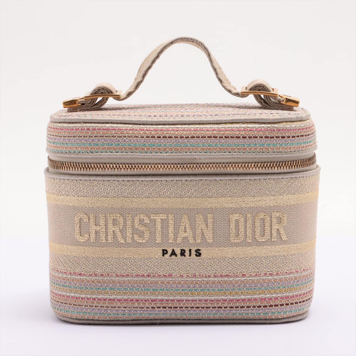 Christian Dior canvas Vanity bag Multicolor