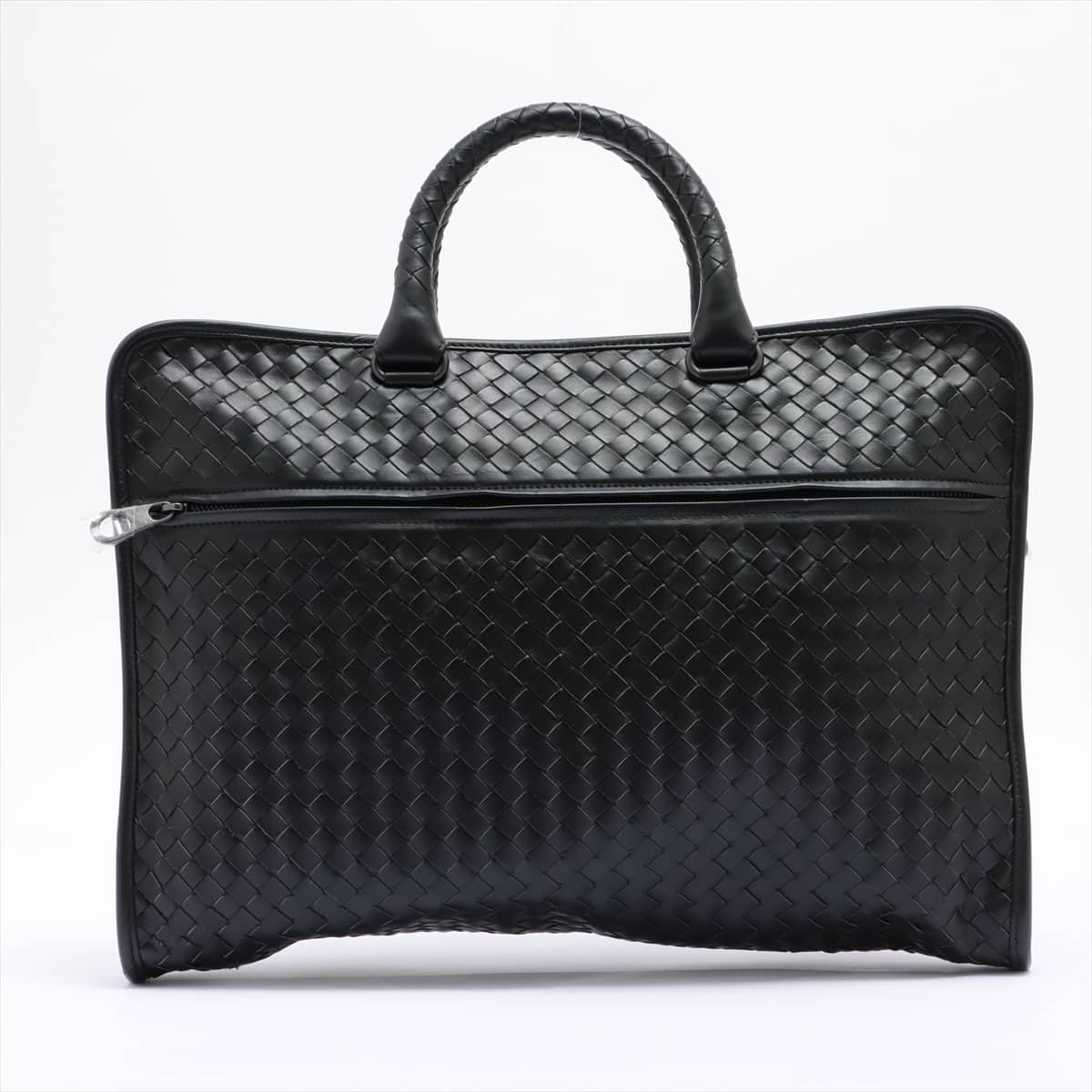 Bottega Veneta Intrecciato Leather 2WAY Businessbag Black
