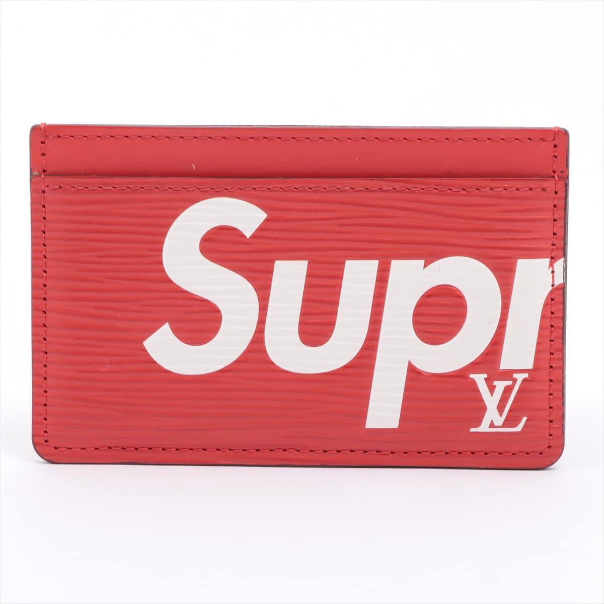 Louis Vuitton × Supreme Epi Porte Cartes Sampur M67712 Card Case Red CA2107
