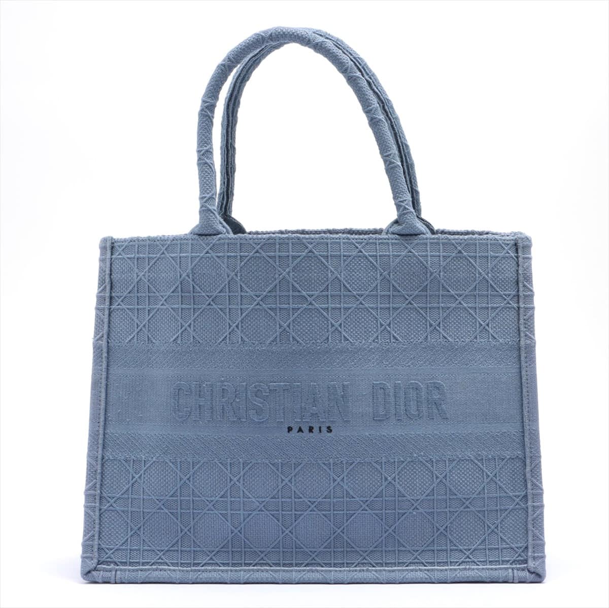 Christian Dior Book Tote small canvas Tote bag Blue