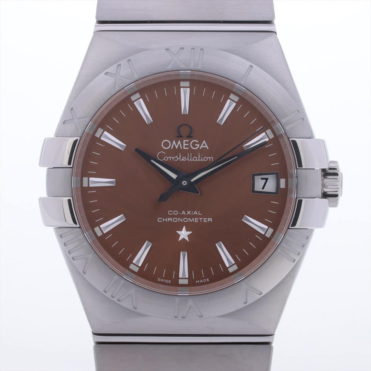 [Chrono] Omega Constellation 123.10.35.20.10.001 SS AT Brown-Face