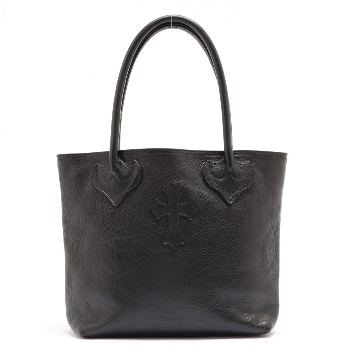 Chrome Hearts FS Tote bag Leather & 925 With invoice Black