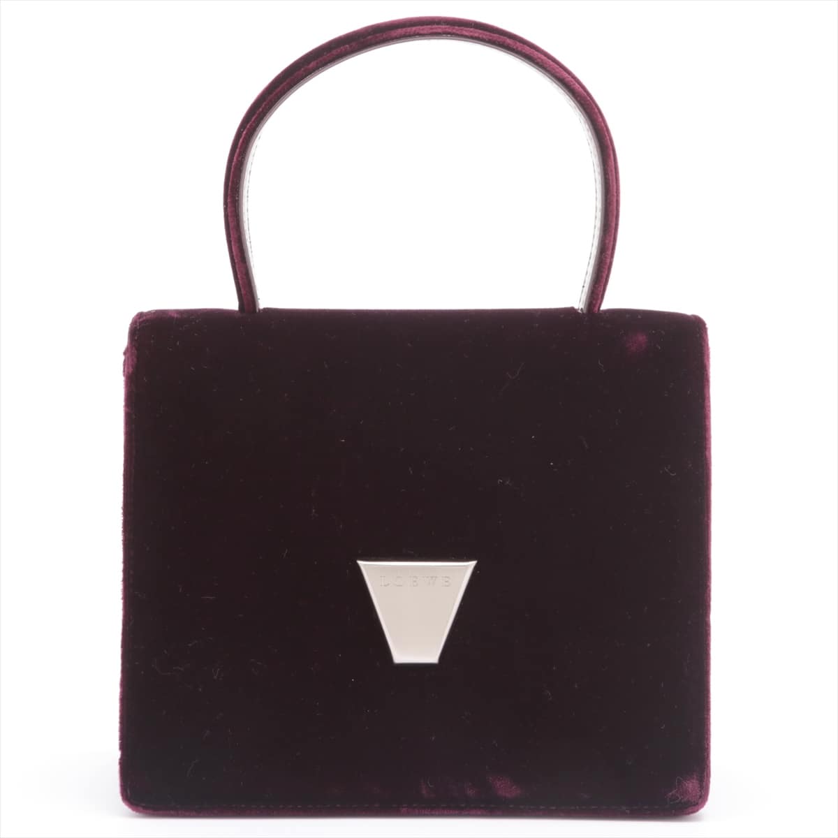 Loewe Velour 2way handbag Purple