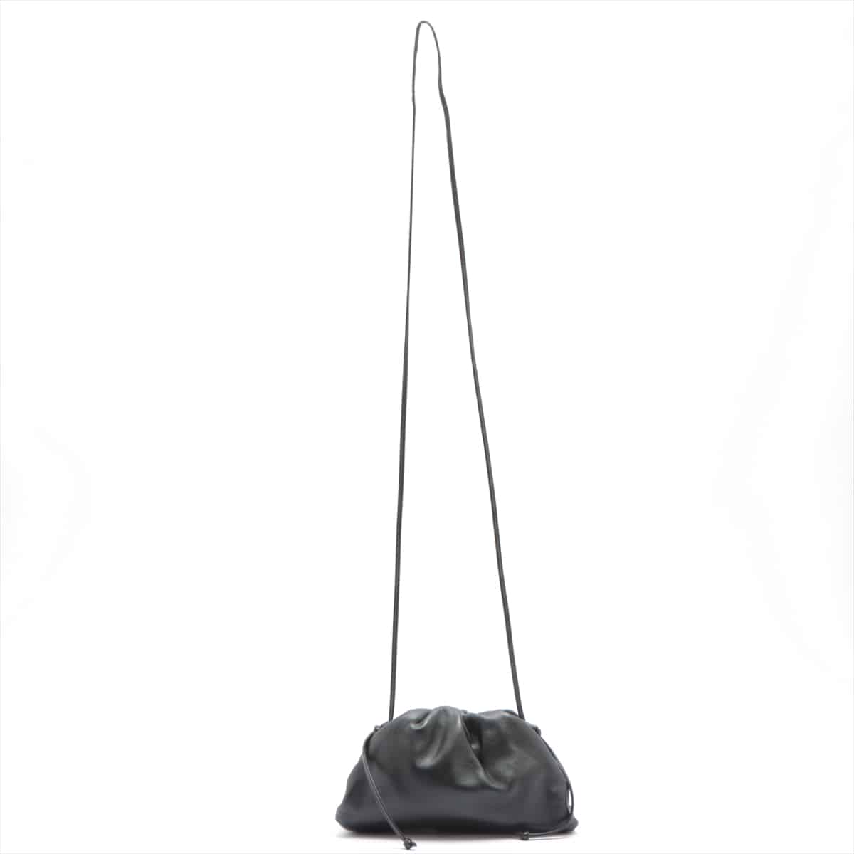 Bottega Veneta Mini The pouch Leather Shoulder bag Black