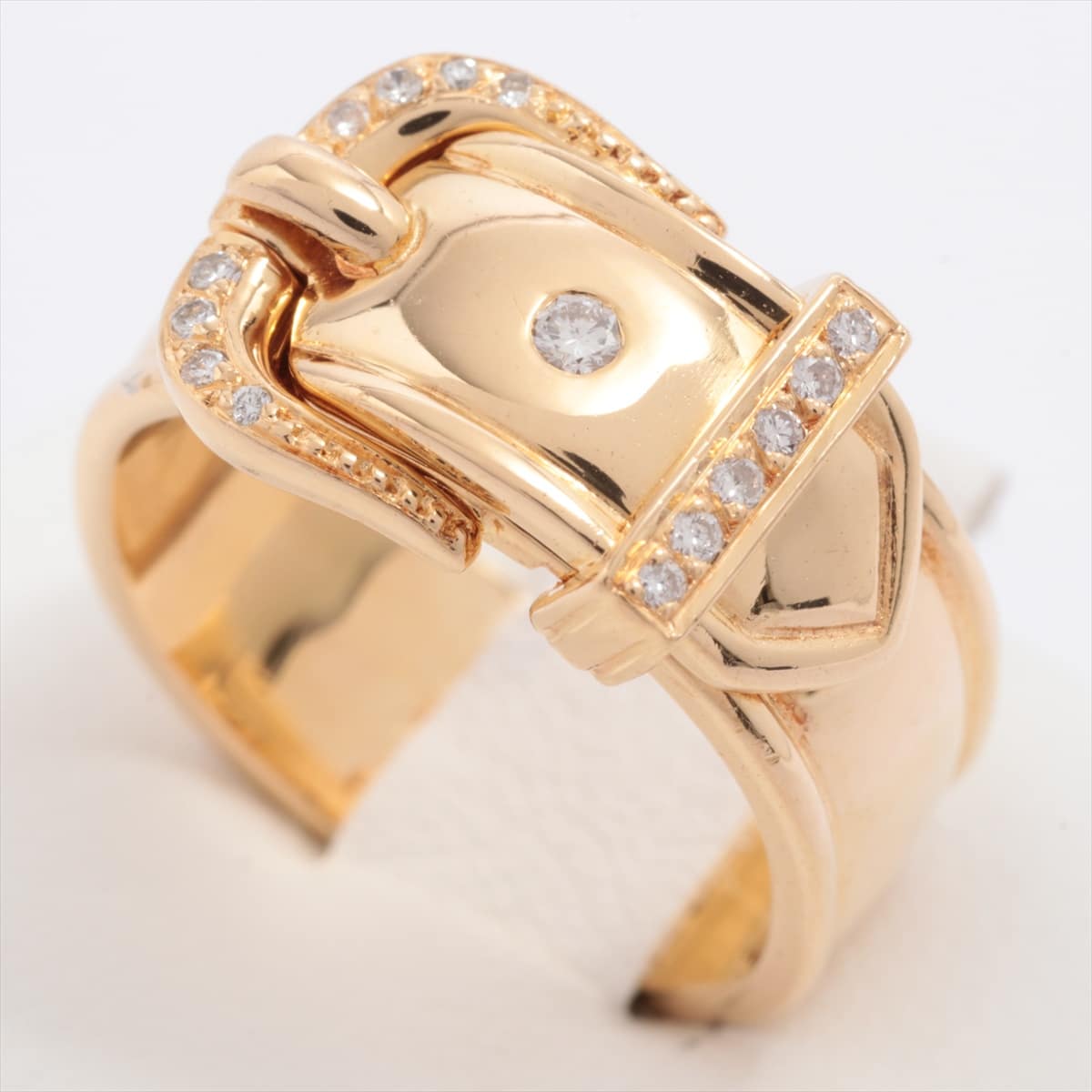 Hermès Boucles Serie diamond rings 750(YG) 10.1g 52