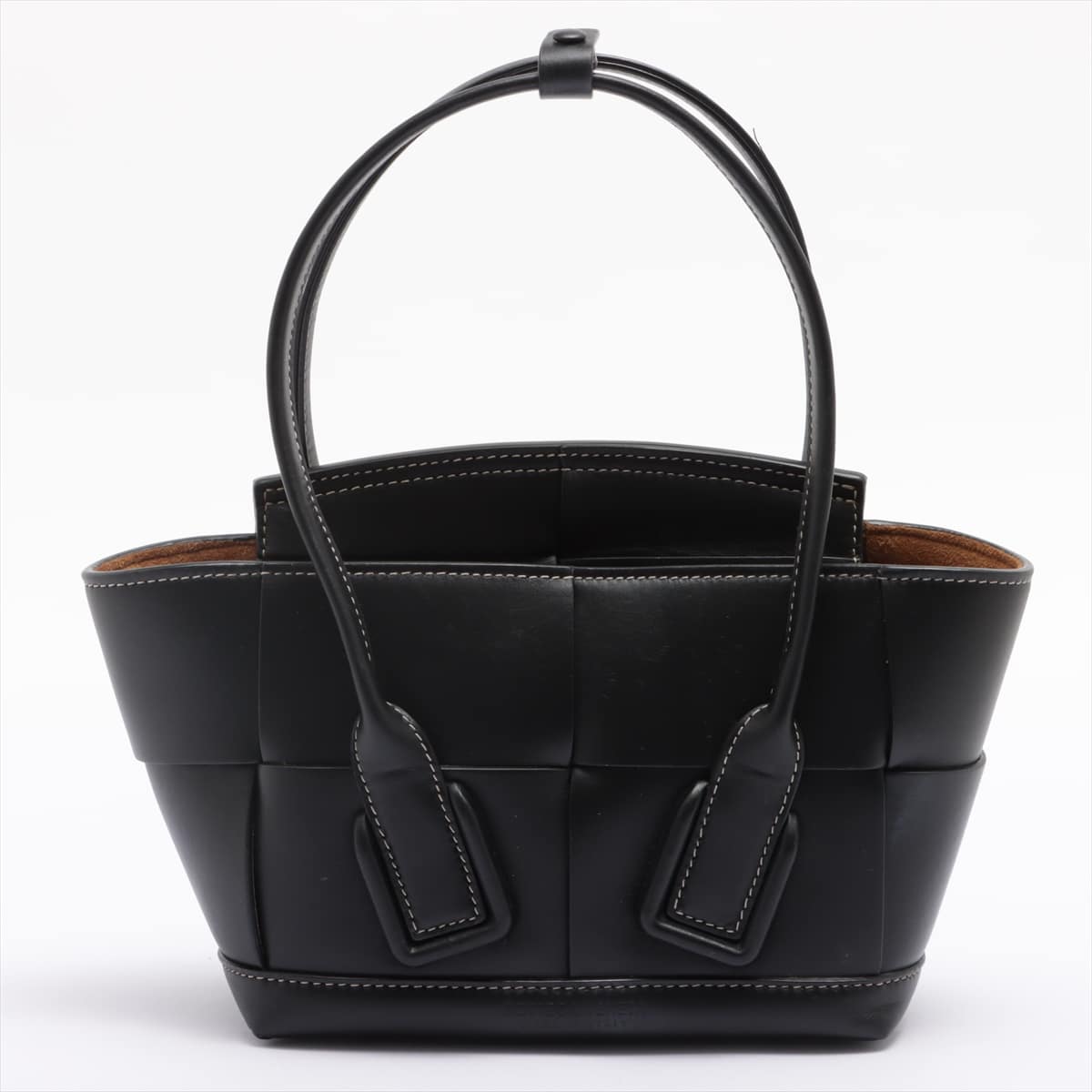 Bottega Veneta Mini The Arco Leather 2way handbag Black