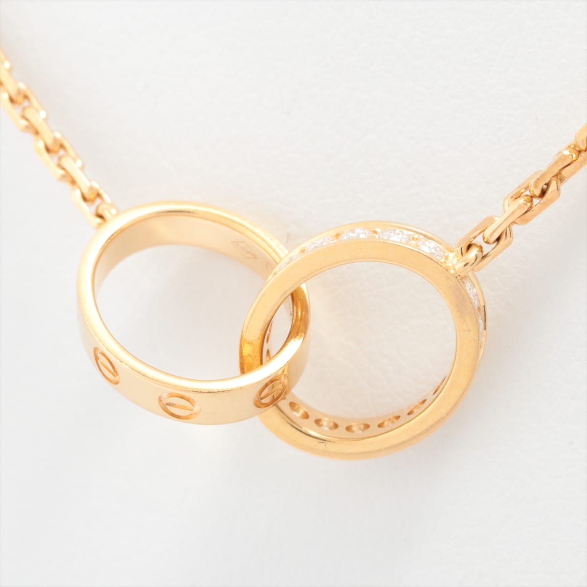 Cartier Baby Love diamond Necklace 750(YG) 7.7g