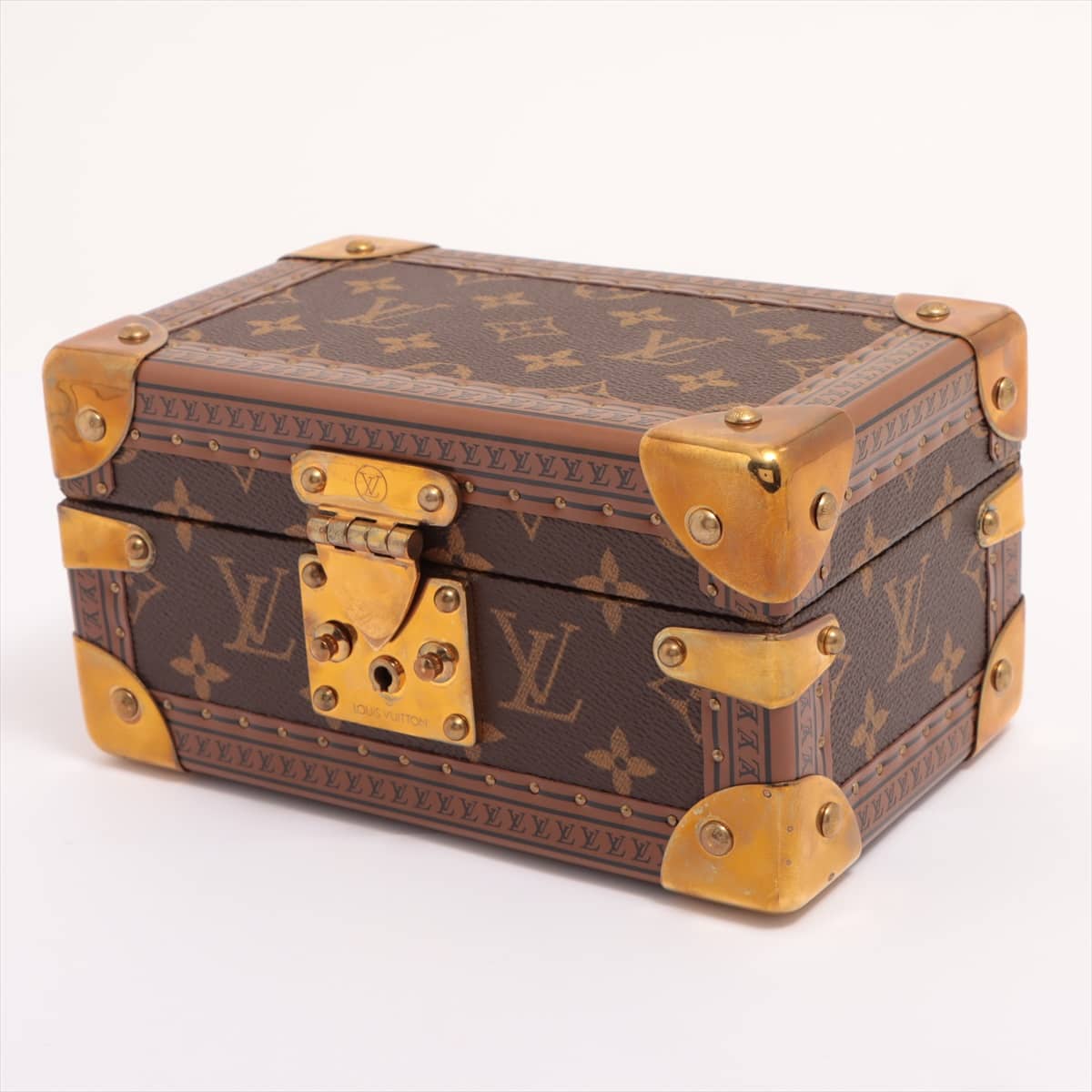 Louis Vuitton M47004 Coffret Tresor 20 AS0182 Jewelry case PVC & leather Brown