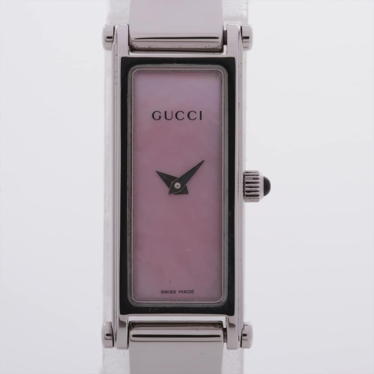 Gucci Bangle Watch 1500L SS QZ Pink MOP dial