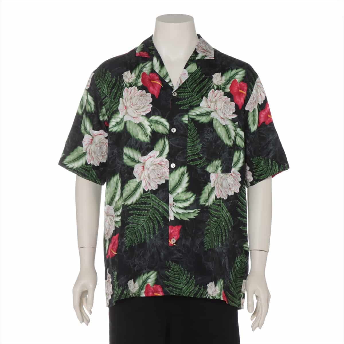 Gucci Rayon × Silk T-shirt 48 Men's Multicolor  624524