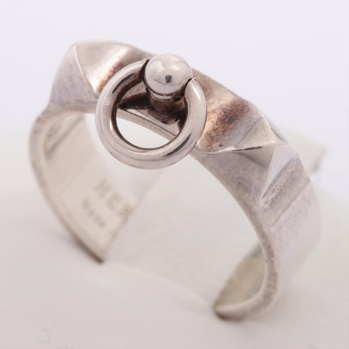 Hermès Collier de Chien rings 925 4.5g Silver