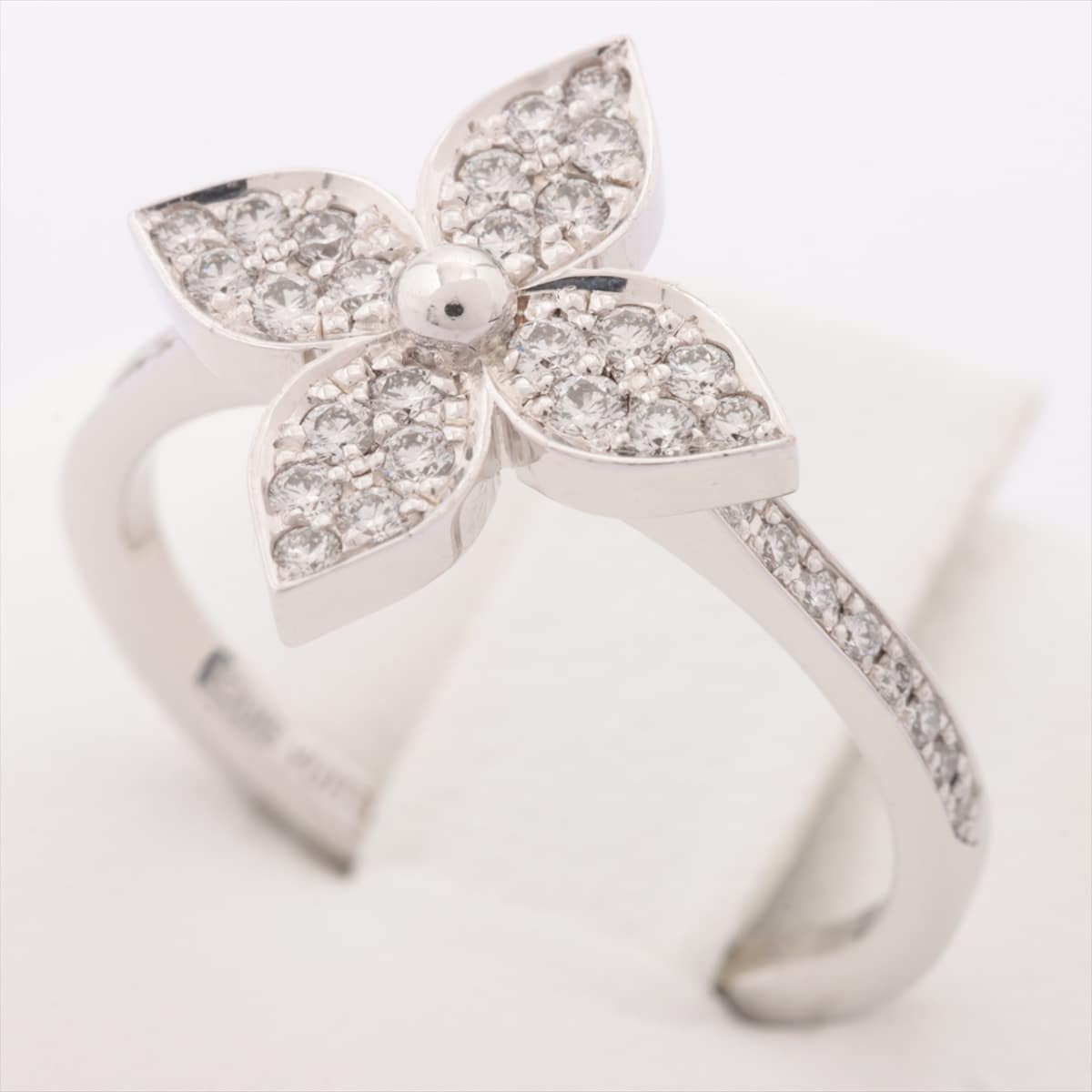 Louis Vuitton Berg Star Blossom diamond rings 750(WG) 3.9g 52