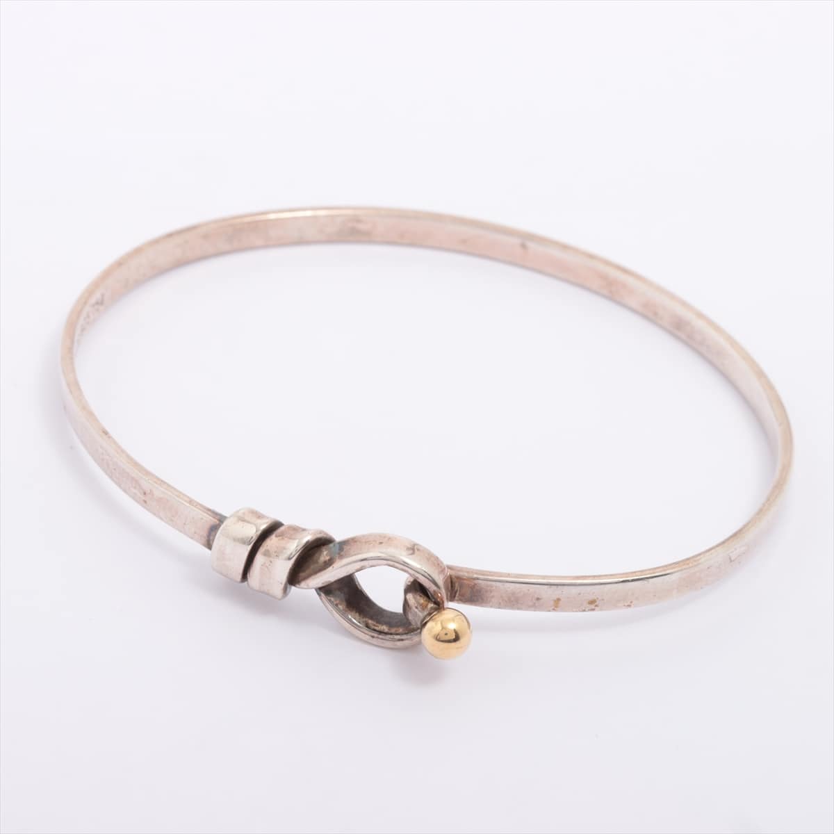 Tiffany combination hook & eye Bracelet 925×750 9.6g Gold × Silver