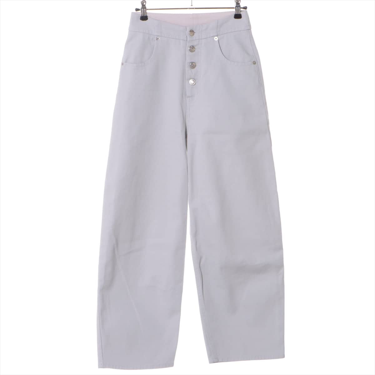 MM6 21SS Cotton & Polyurethane Denim pants 36 Ladies' Blue  S52LA0119 Carrots