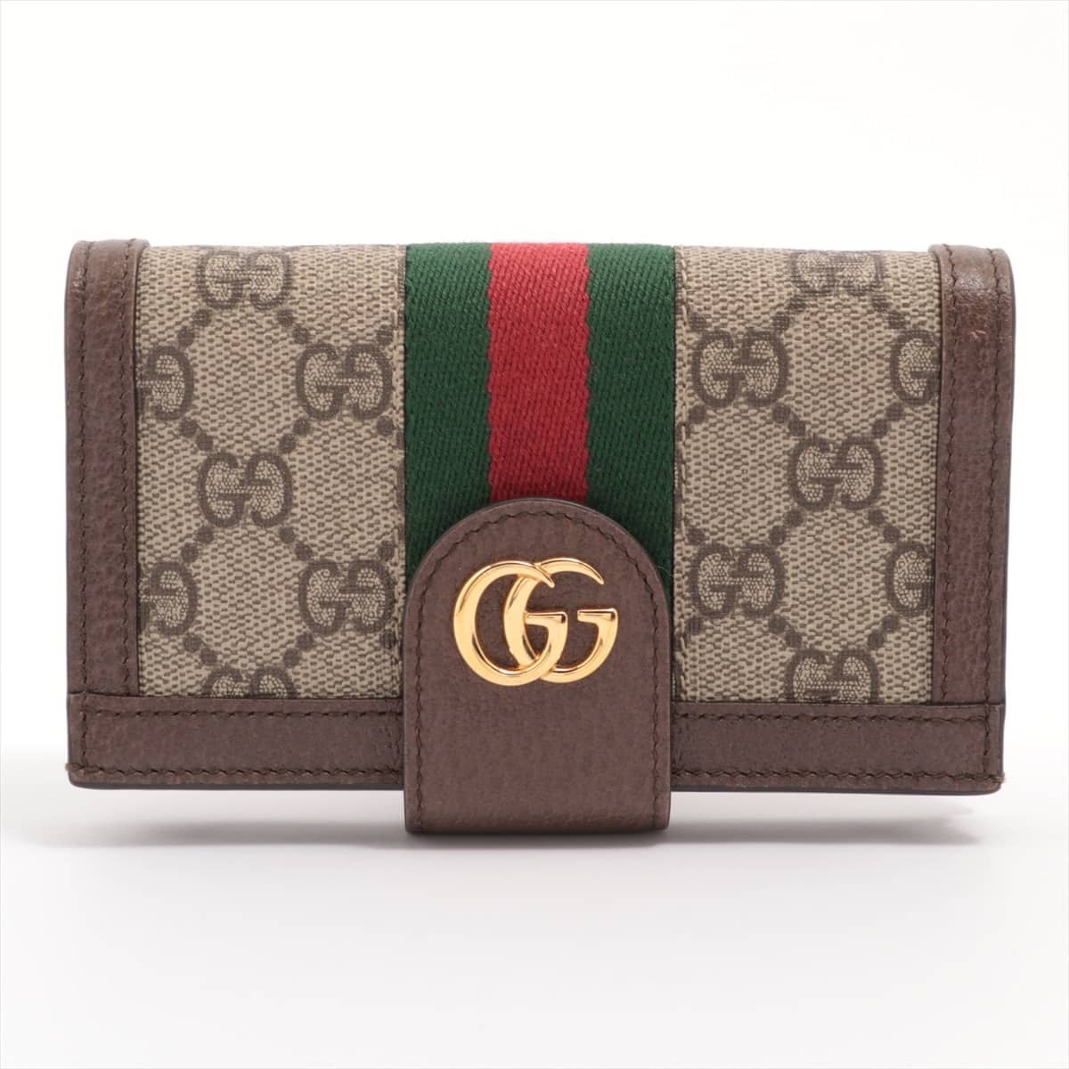 Gucci GG Marmont 523163 PVC×canvas Mobile phone case Beige Chain included