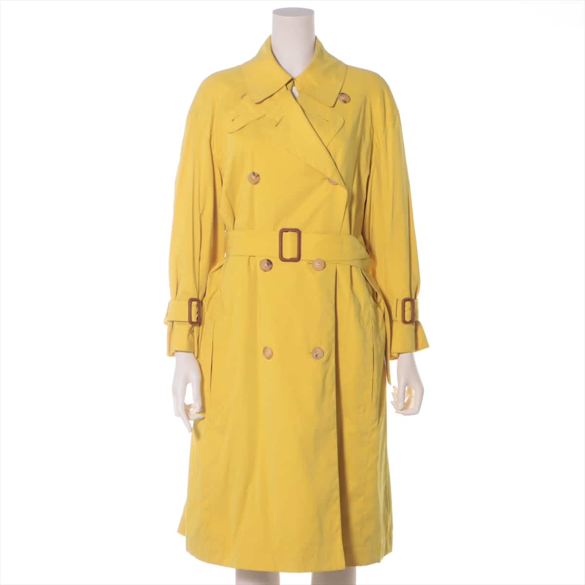 Hermès Polyester & Nylon Trench coat 40 Ladies' Yellow