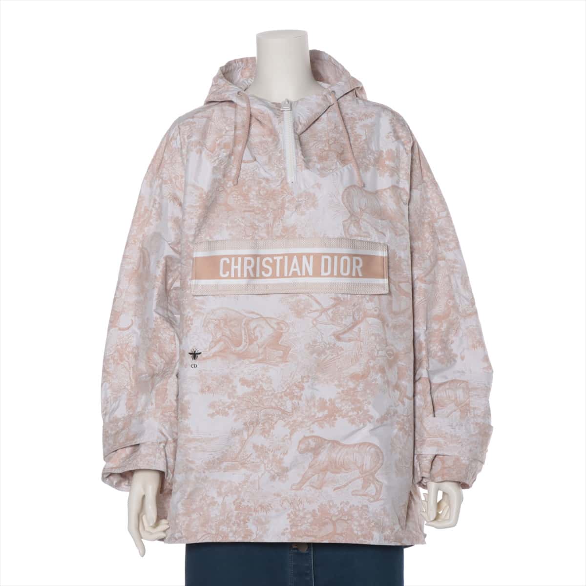 Christian Dior 20 years Polyester Jacket XS Ladies' Beige  Toile Doo JUY technical Taffeta  BEE embroidery