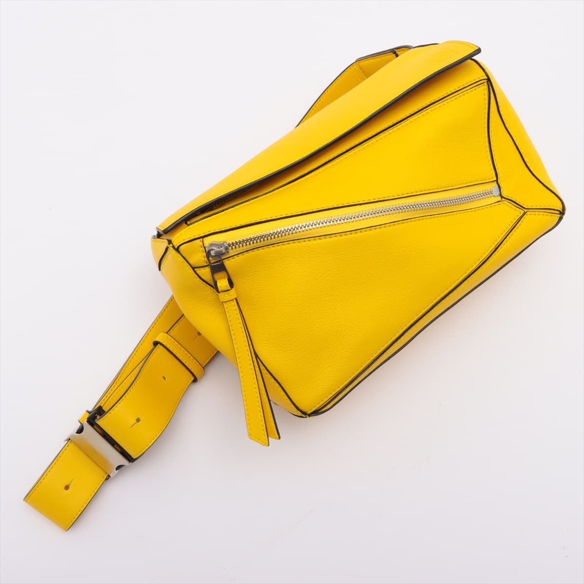 Loewe Puzzle Bum bag Leather Sling backpack Yellow