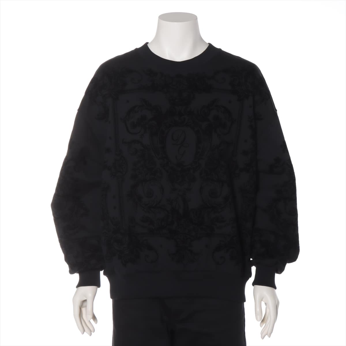 Dolce & Gabbana Cotton & nylon Basic knitted fabric M Men's Black