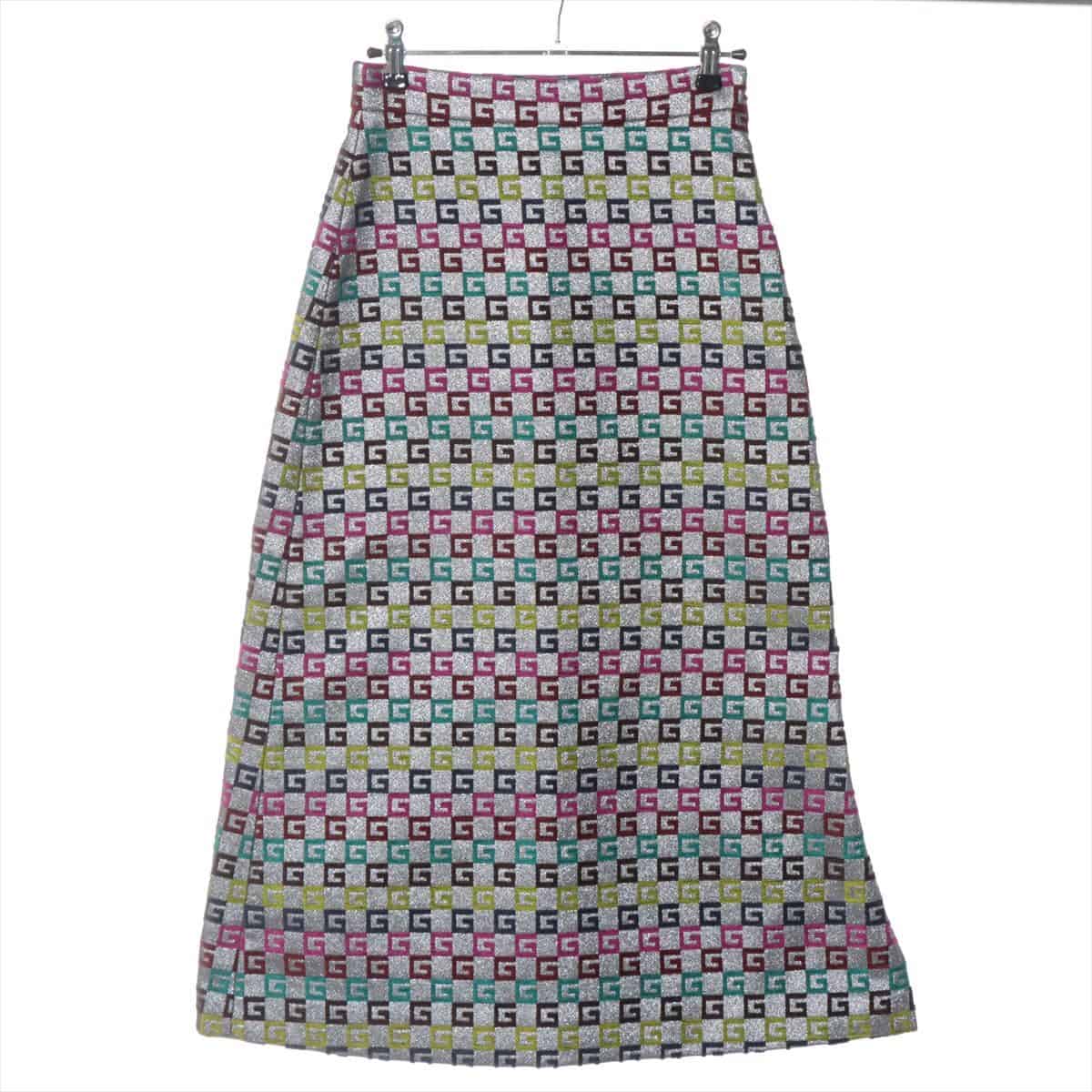 Gucci Polyester × Rayon Skirt 36 Ladies' Multicolor  494447 G signature