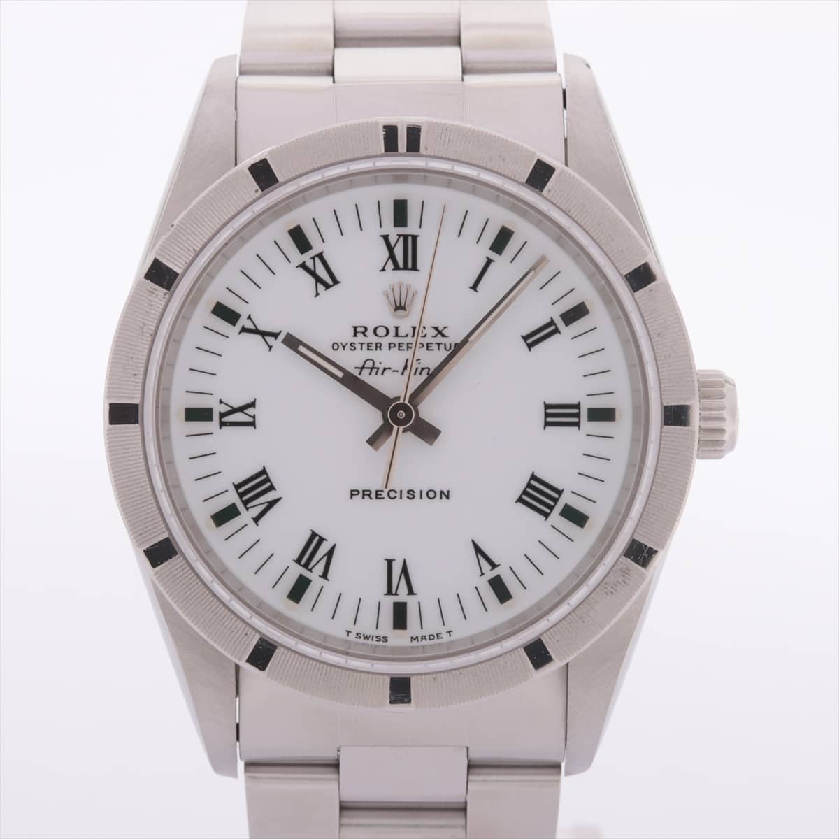 Rolex Air King 14010 SS AT White-Face