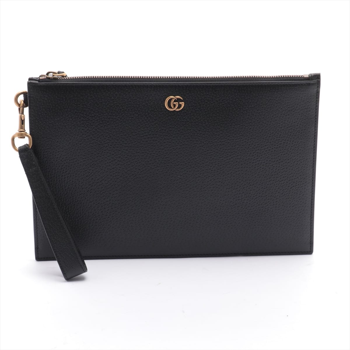 Gucci GG Marmont Leather Clutch bag Black 475317