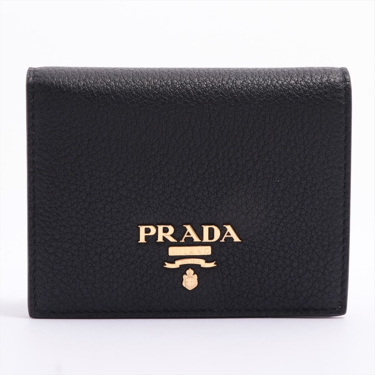 Prada Saffiano 1MV204 Leather Wallet Black