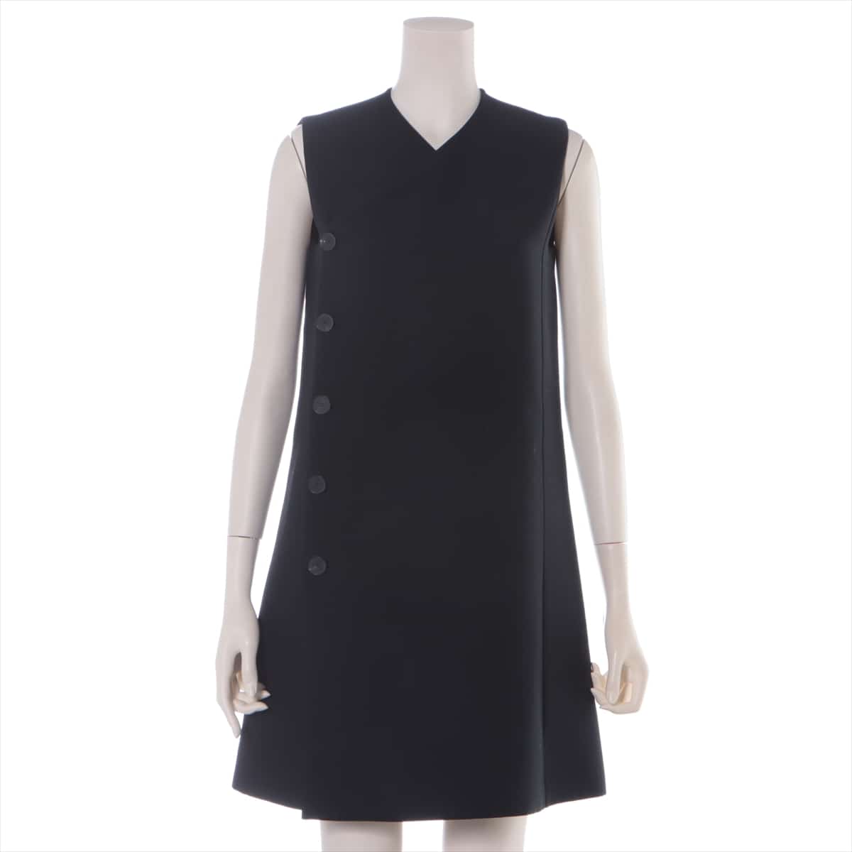 Christian Dior 18 years Wool & silk Sleeveless dress F36 Ladies' Black  8C21618A1166 Gilet