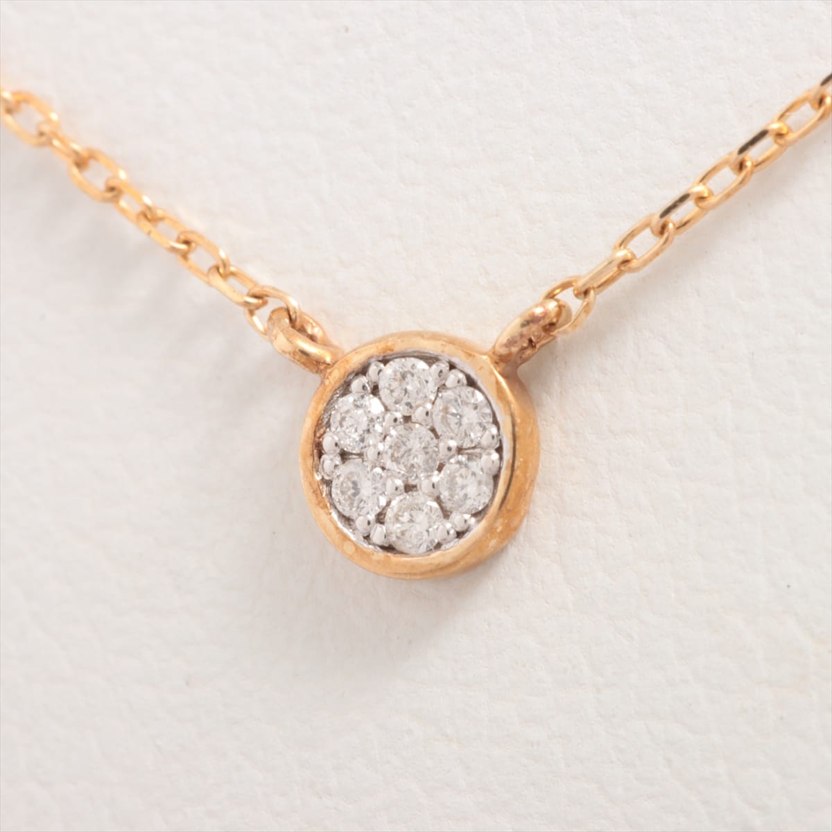 Ete diamond Necklace K10(YG) 0.9g 0.02