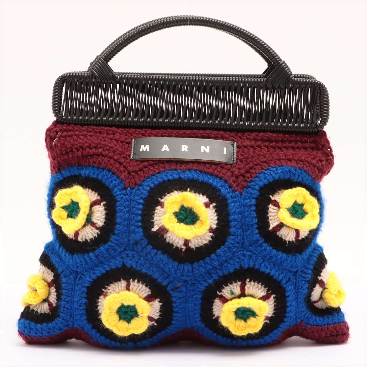 Marni Crochet Wool Hand bag Multicolor