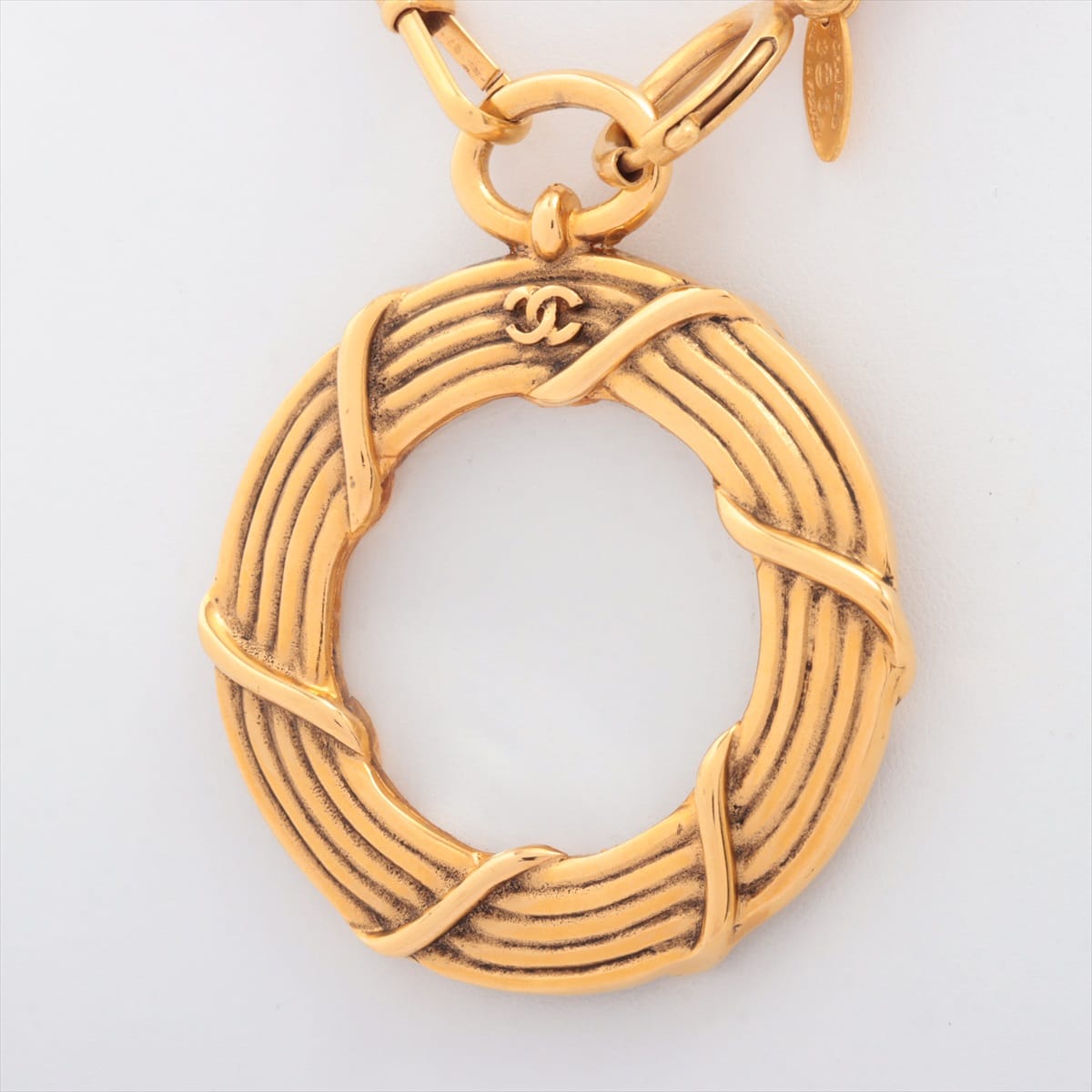 Chanel Loupe necklace 2 3 Necklace GP Gold