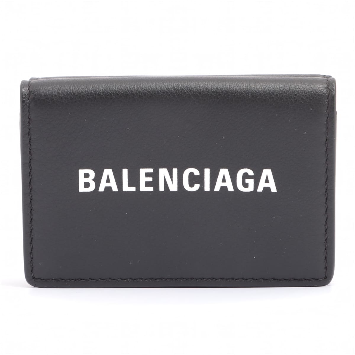 Balenciaga Everyday 505055 Leather Wallet Black
