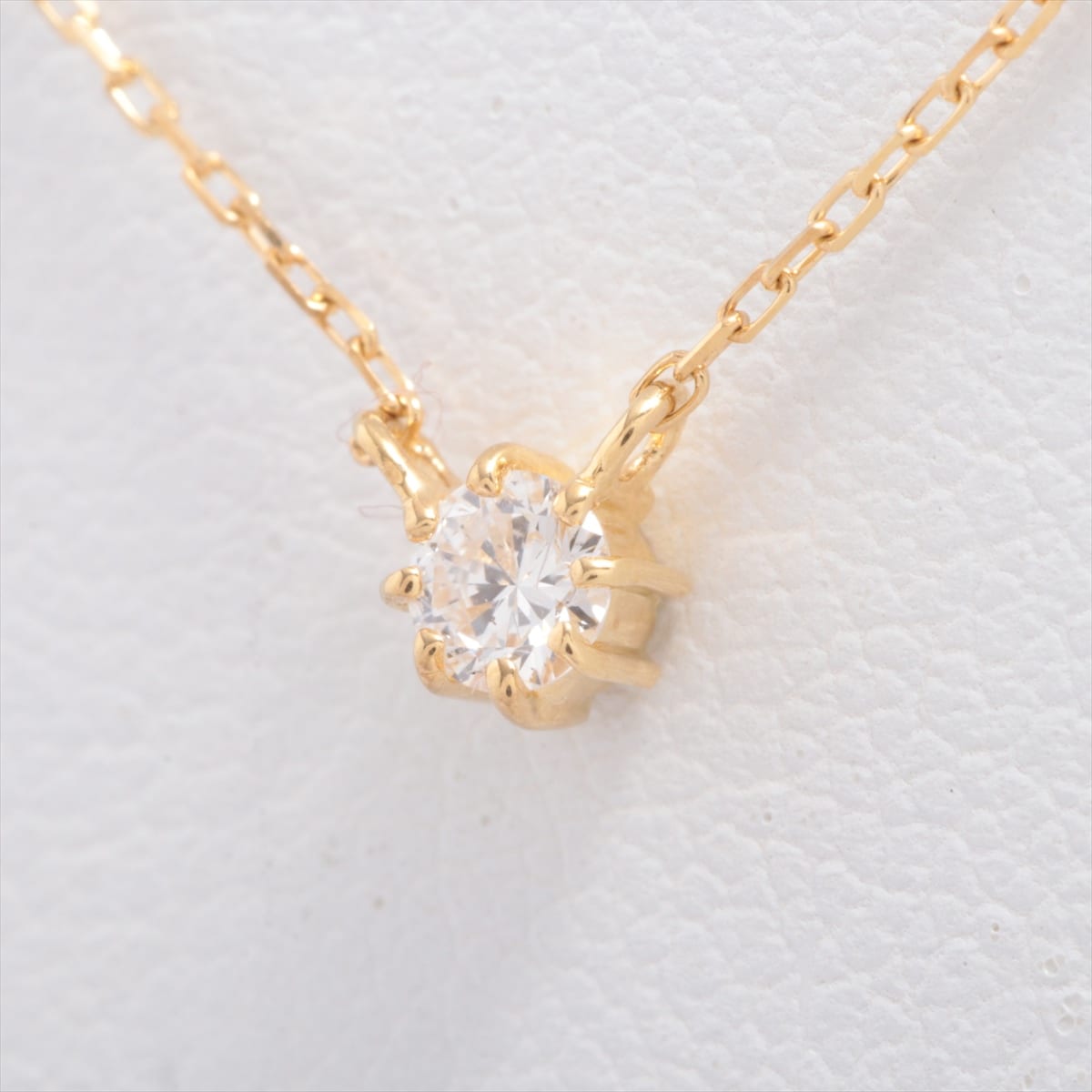 Ete diamond Necklace K18(YG) 1.0g 0.10