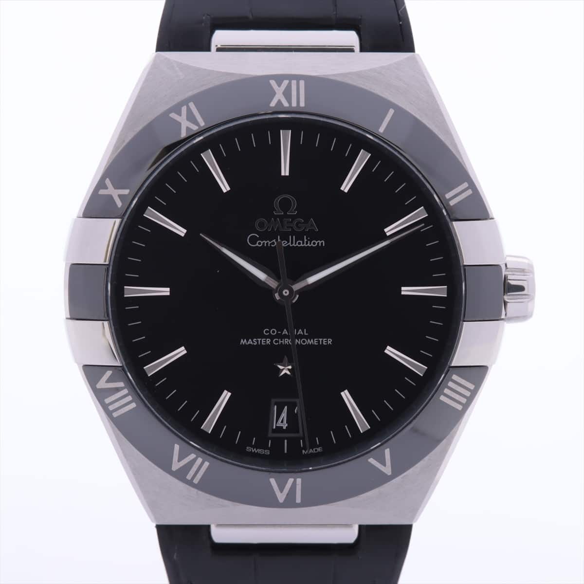 Omega Constellation 131.33.41.21.01.001 SS × leather × rubber AT Black-Face