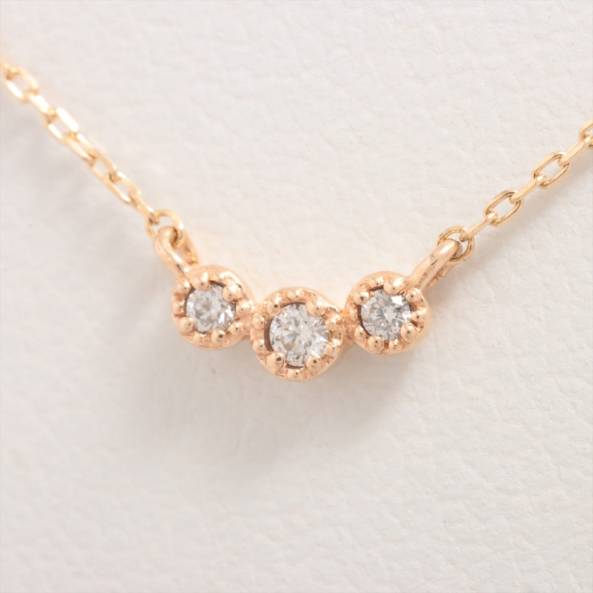 Ete diamond Necklace K10(YG) 0.8g