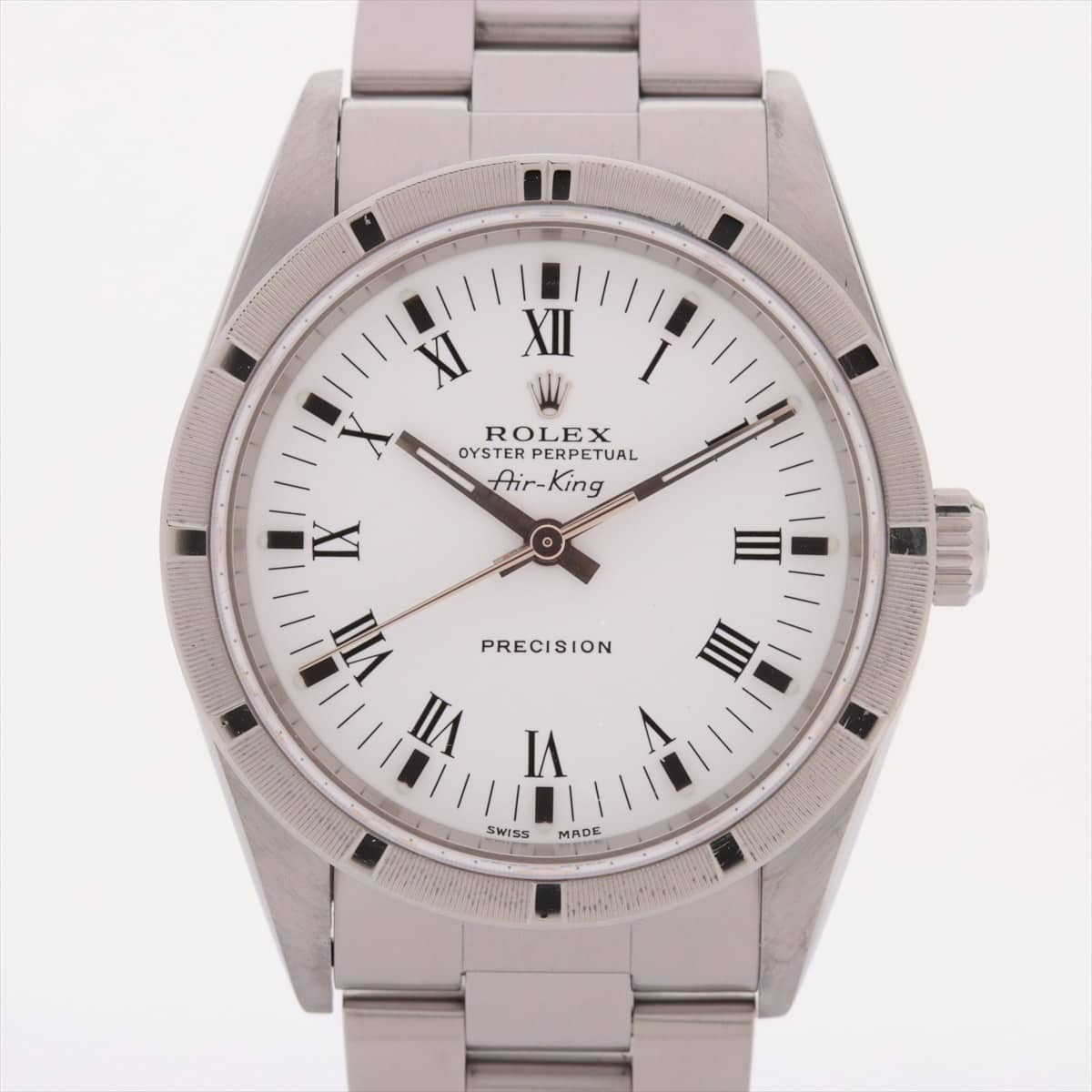 Rolex Air King 14010M SS AT White-Face