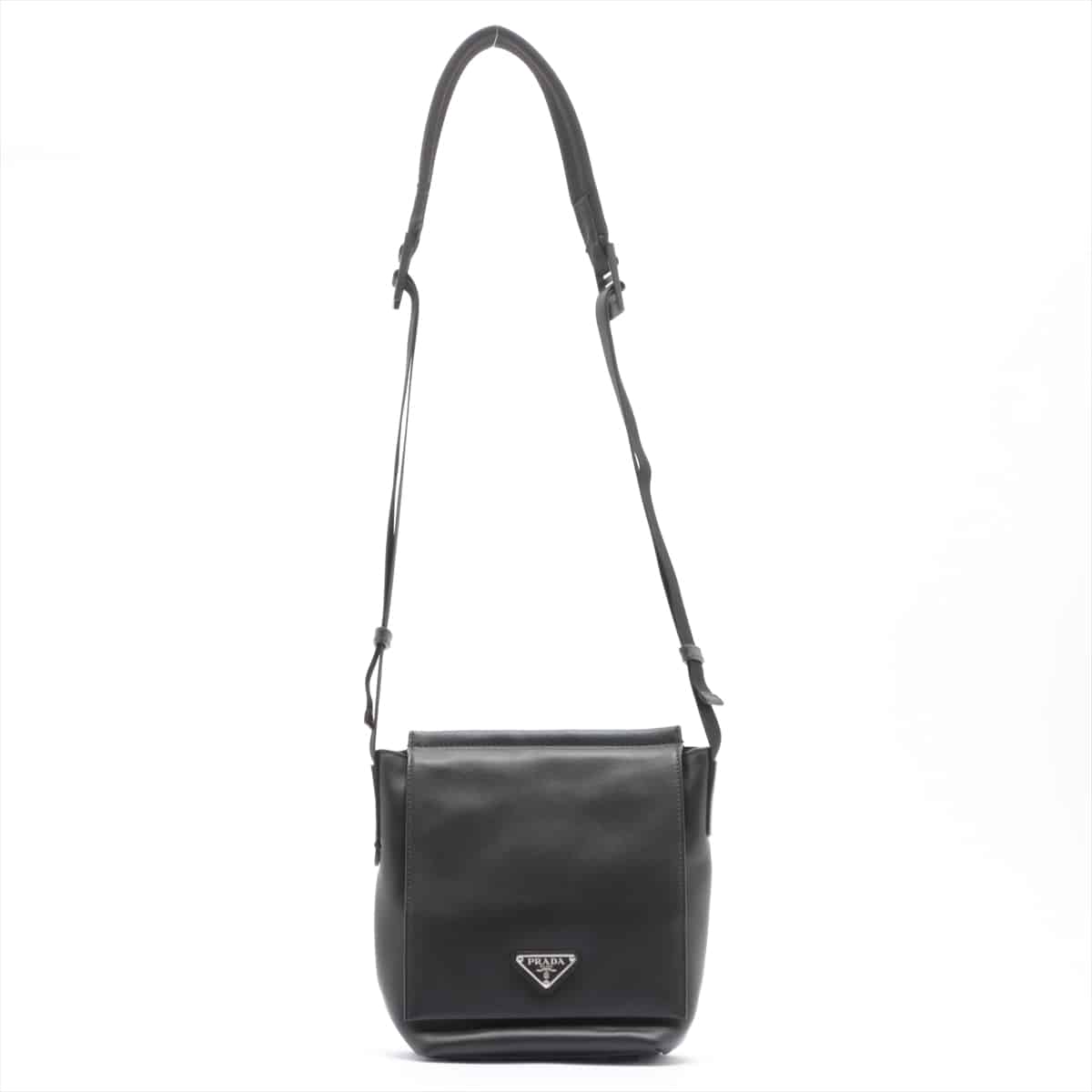 Prada Leather Shoulder bag Black 2VD016