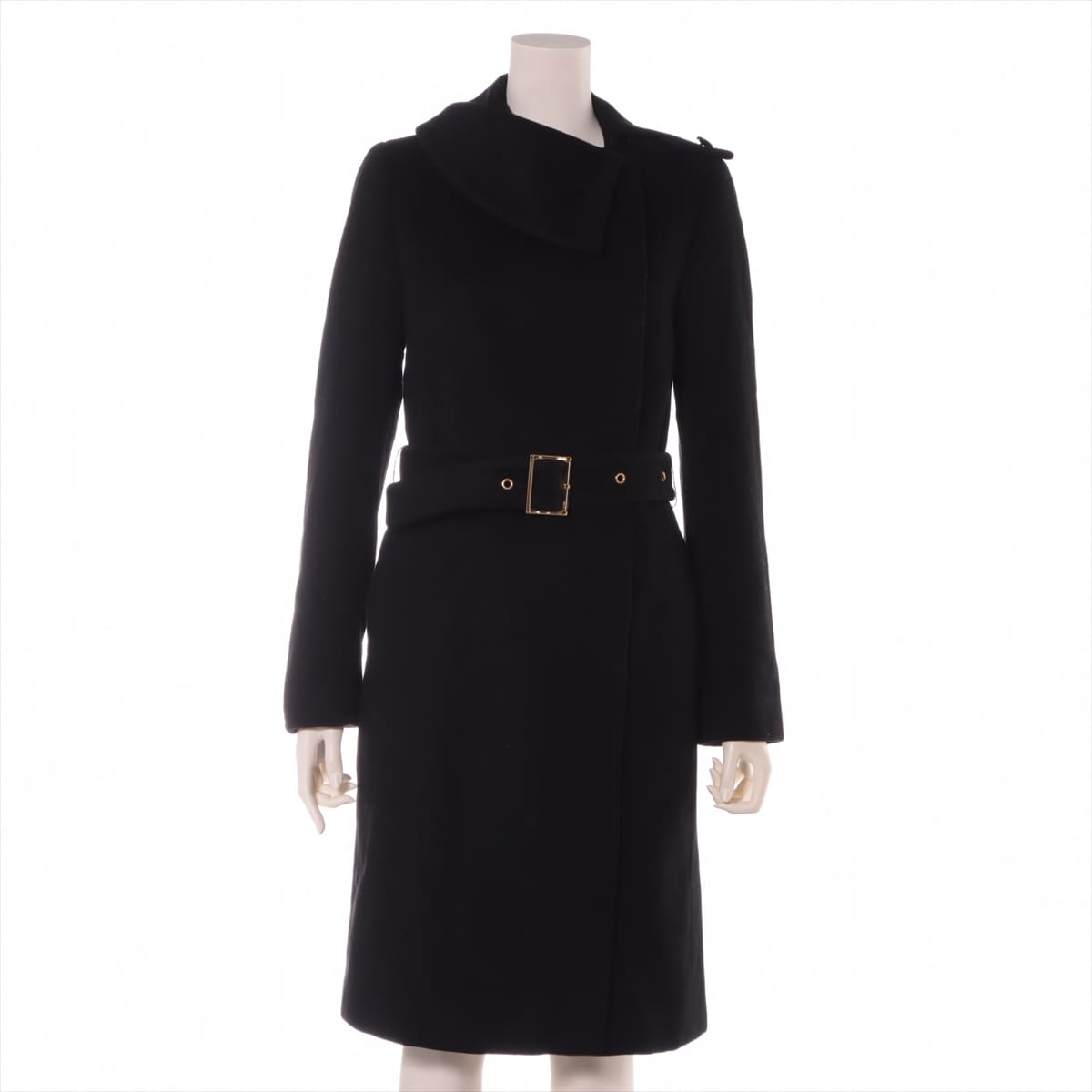 Gucci Wool & Cashmere Long coat 38 Ladies' Black