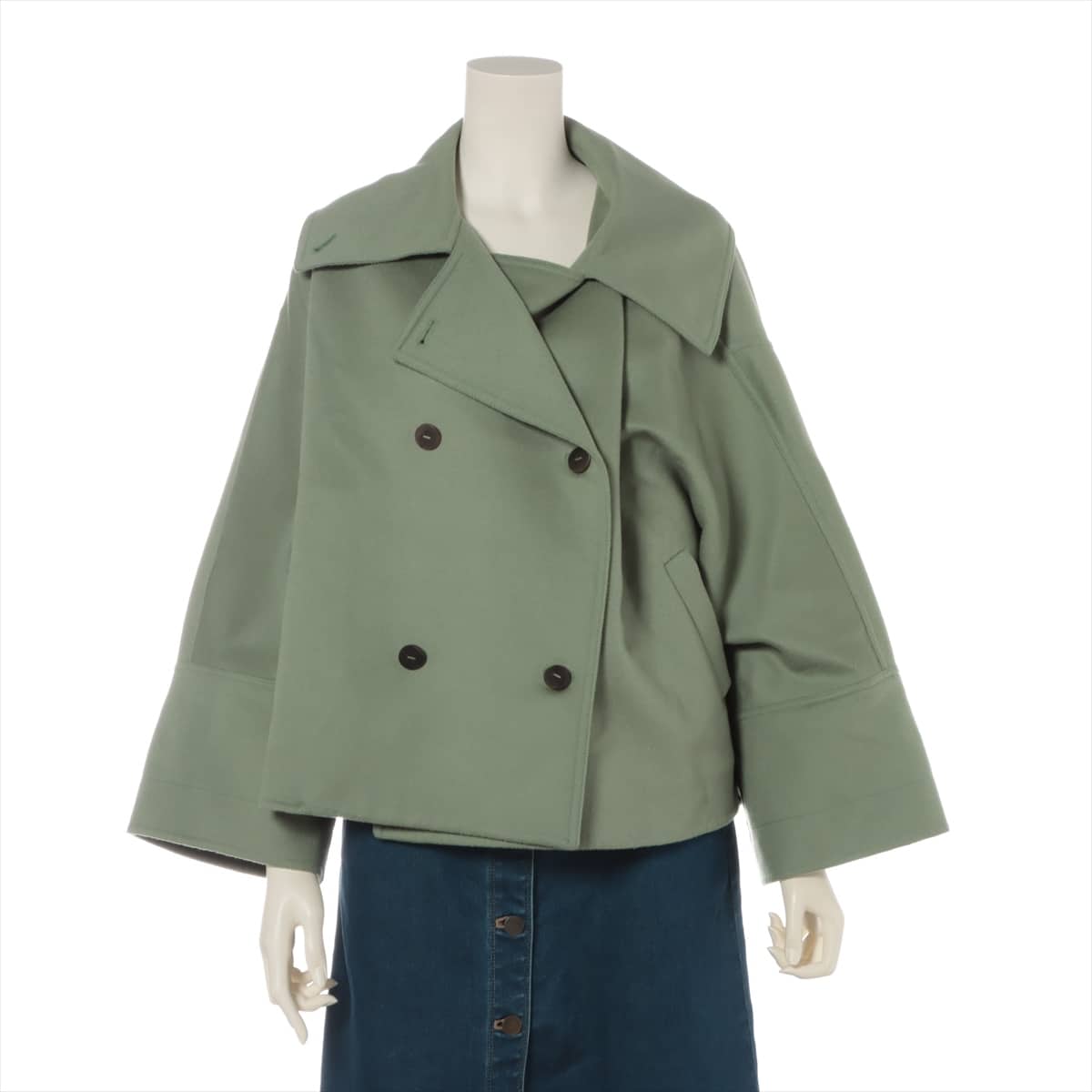 Loewe Wool & Cashmere Short coat 32 Ladies' Green