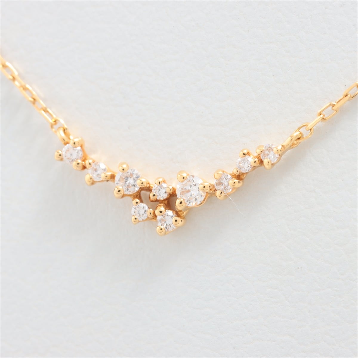 Ete diamond Necklace K18(YG) 1.0g 0.06