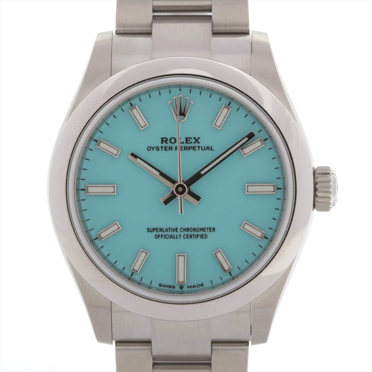 Rolex Oyster Perpetual 277200 SS AT Turquoise dial