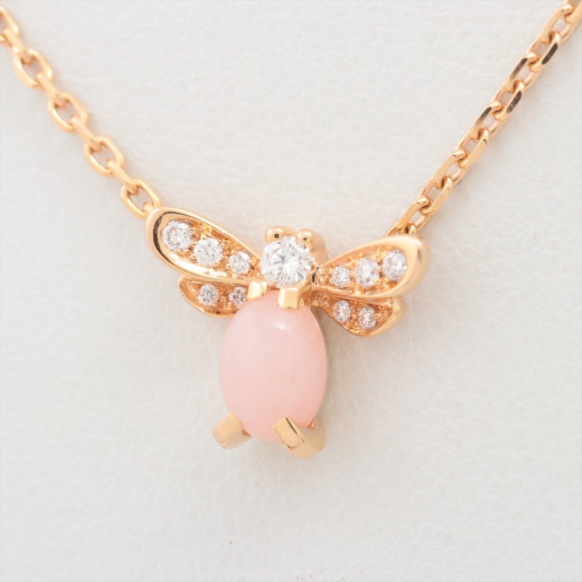 Chaumet Attrape-moi Pink Opal diamond Necklace 750(PG) 3.7g