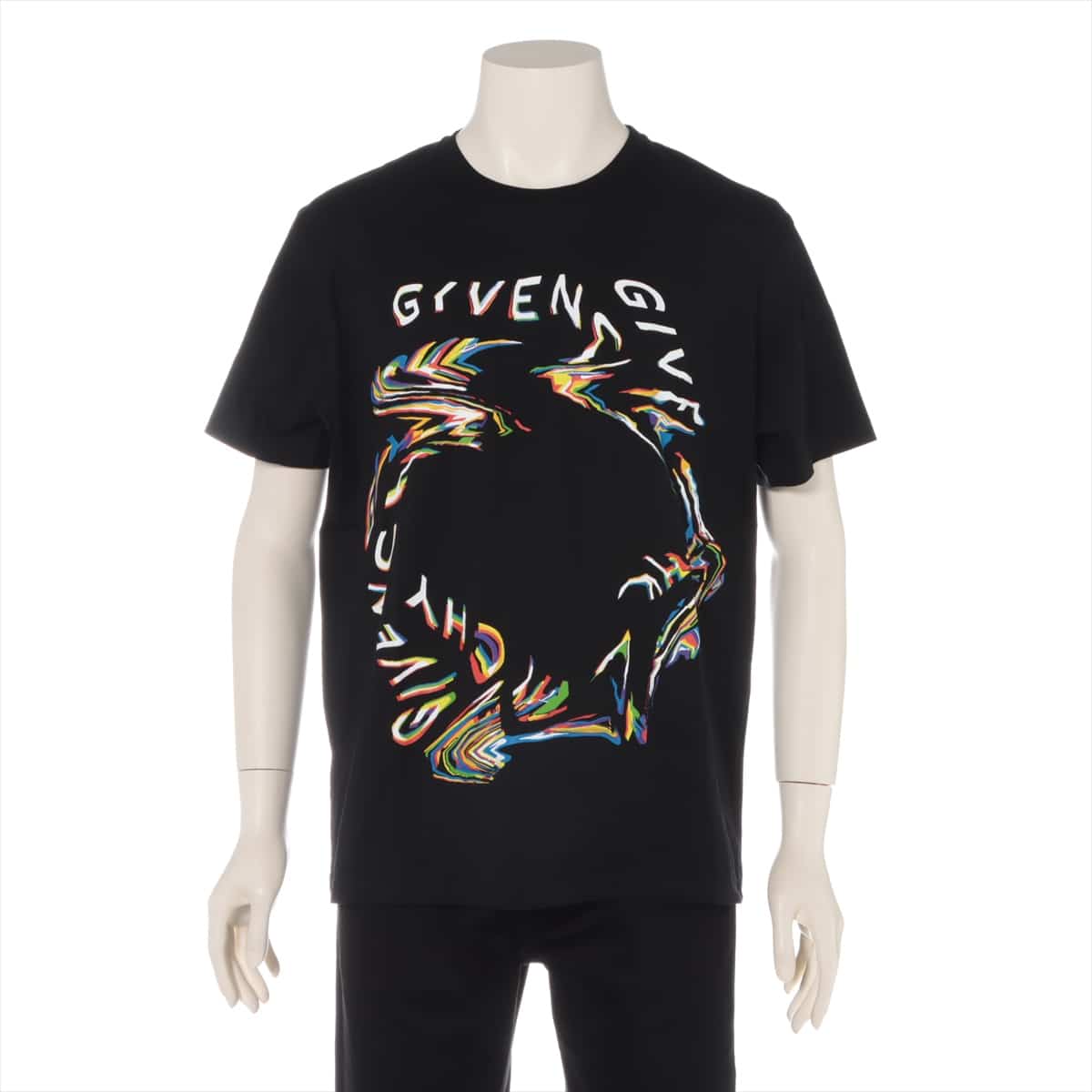 Givenchy Cotton T-shirt S Men's Black  BM70Y73002