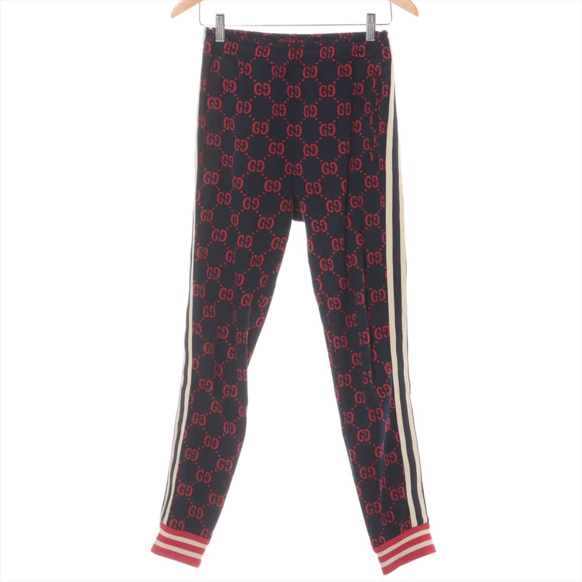 Gucci Cotton Sweatpants XS Men's Navy x red  496920
