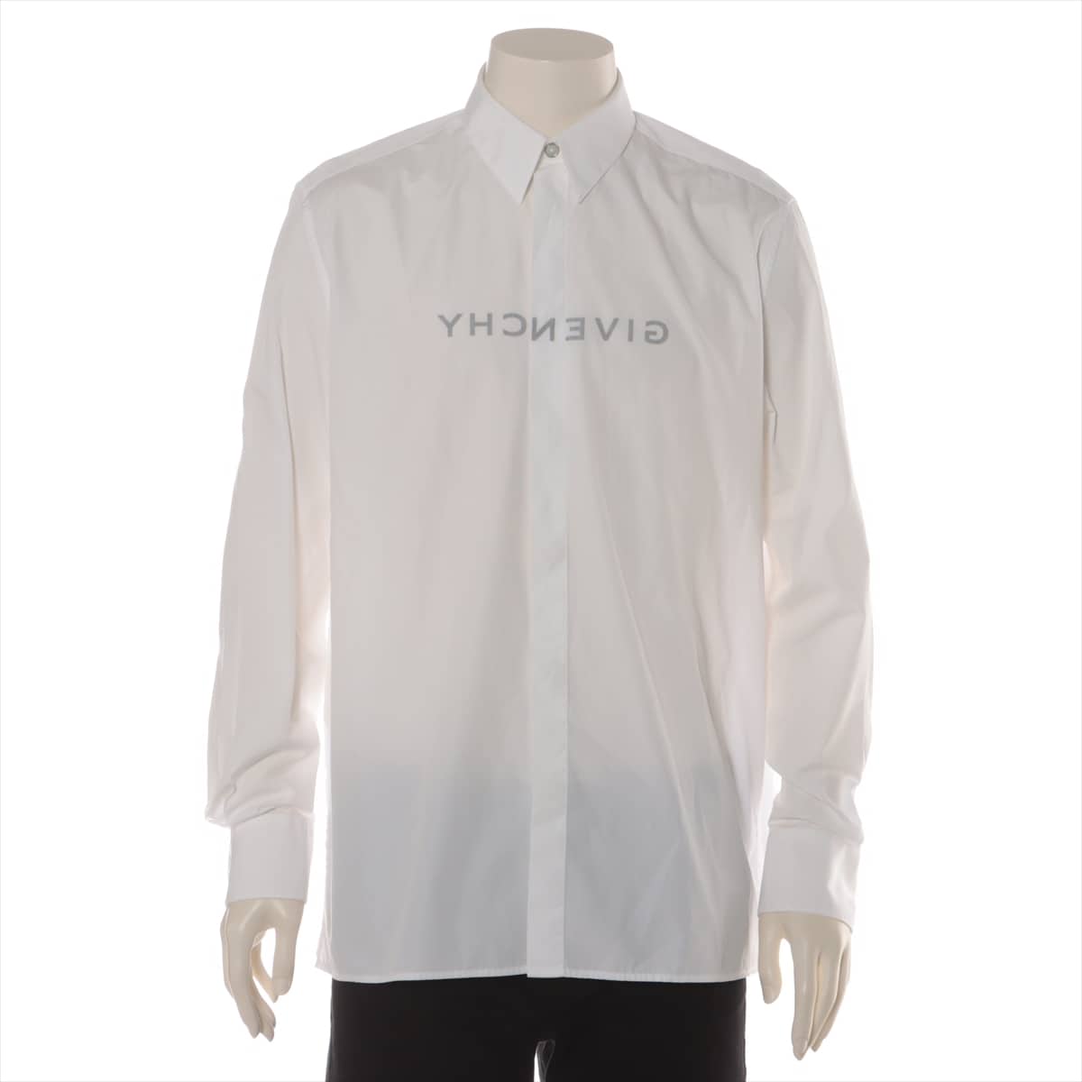 Givenchy Cotton Shirt 39 Men's White  BM60QJ109F