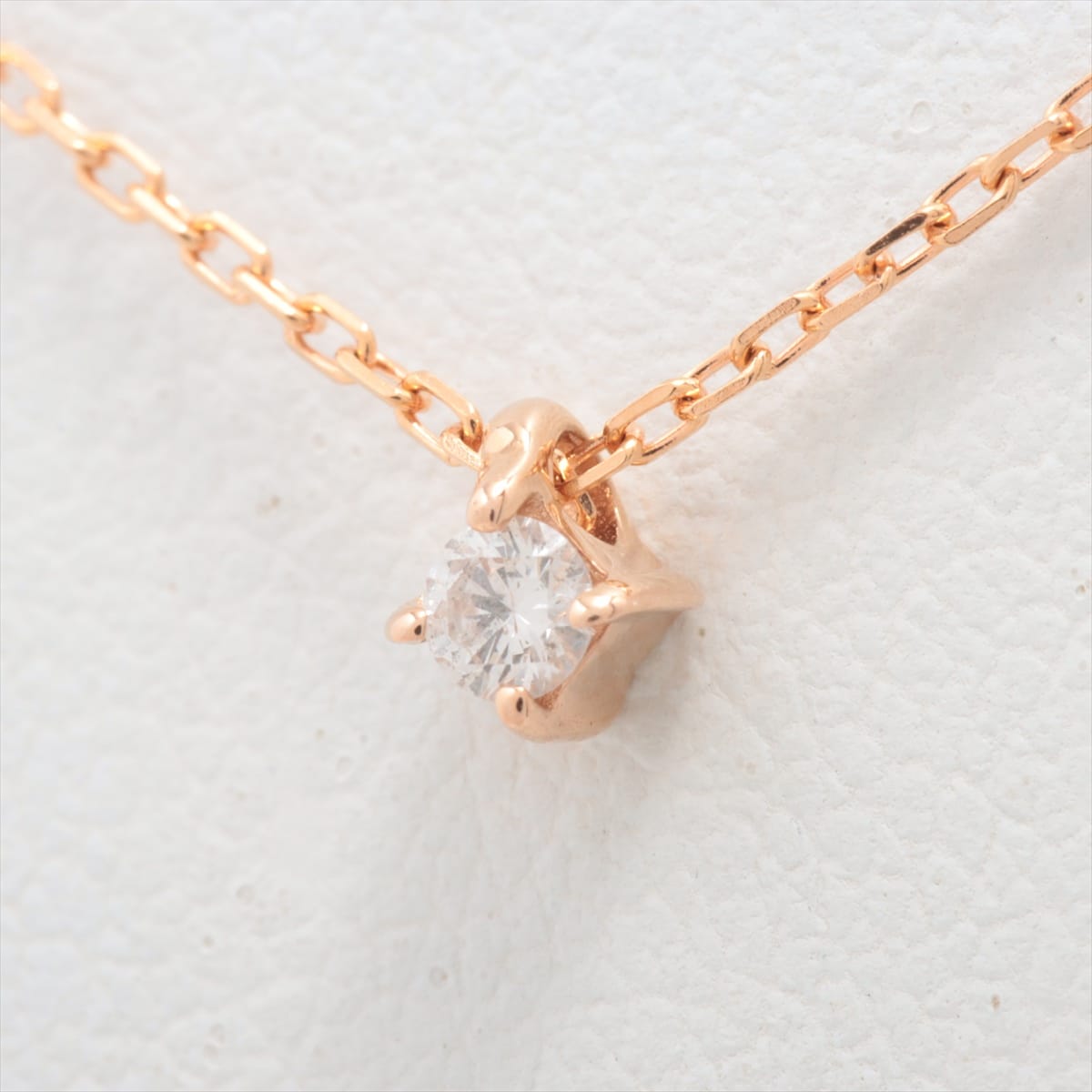 Ete diamond Necklace K18(YG) 1.4g
